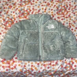 The North Face Mint Green Puffer Jacket